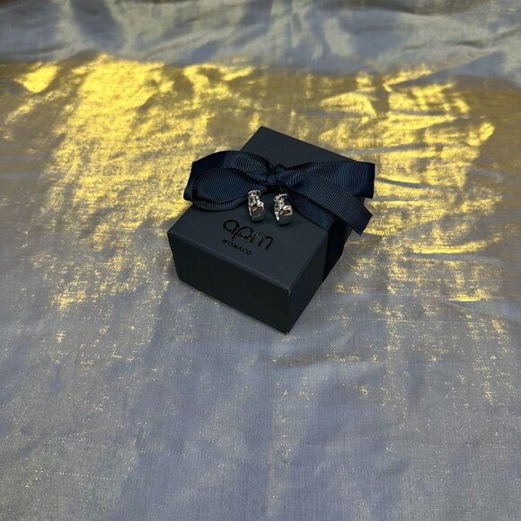 APM Monaco Sterling Silver Silver Earrings - Picture 1 of 5